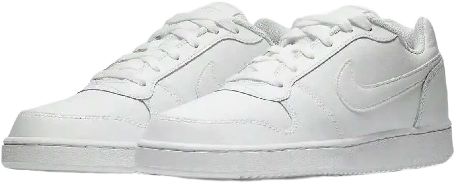 Nike Ebernon Low AQ1779-100 Sneakers Womens 8.5 White Leather Low Top RTN-CLK368