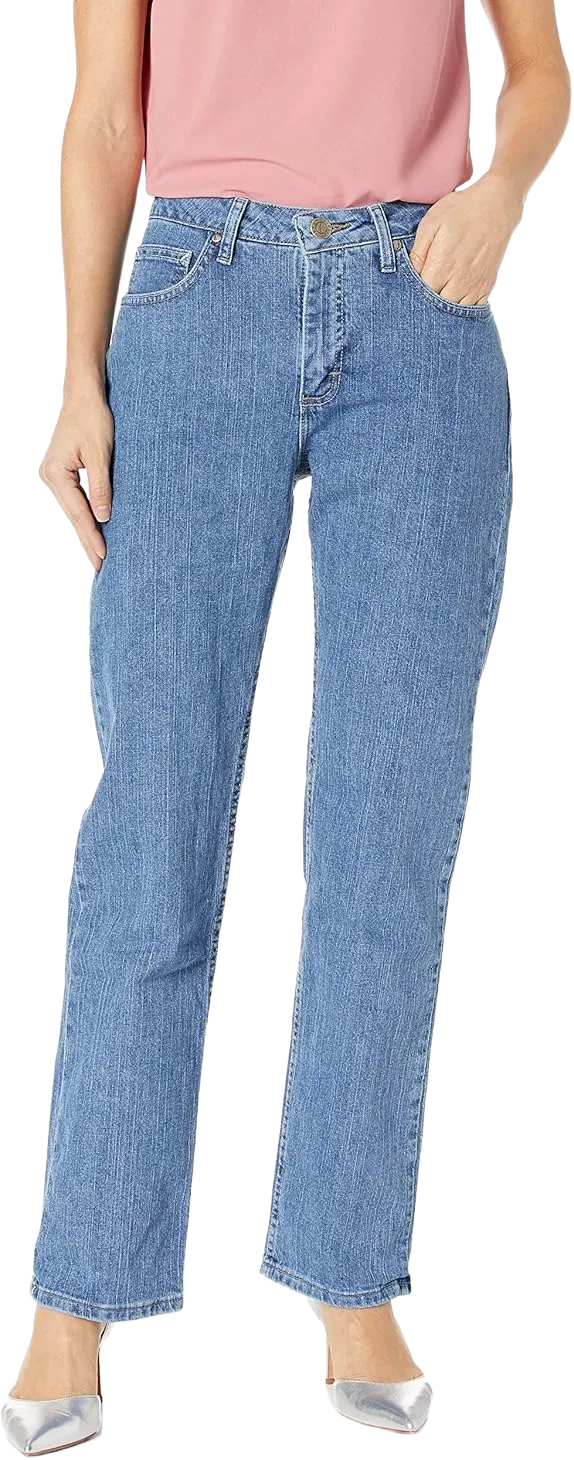 Riders by Lee Indigo Women's Relaxed Fit Straight Leg Jean