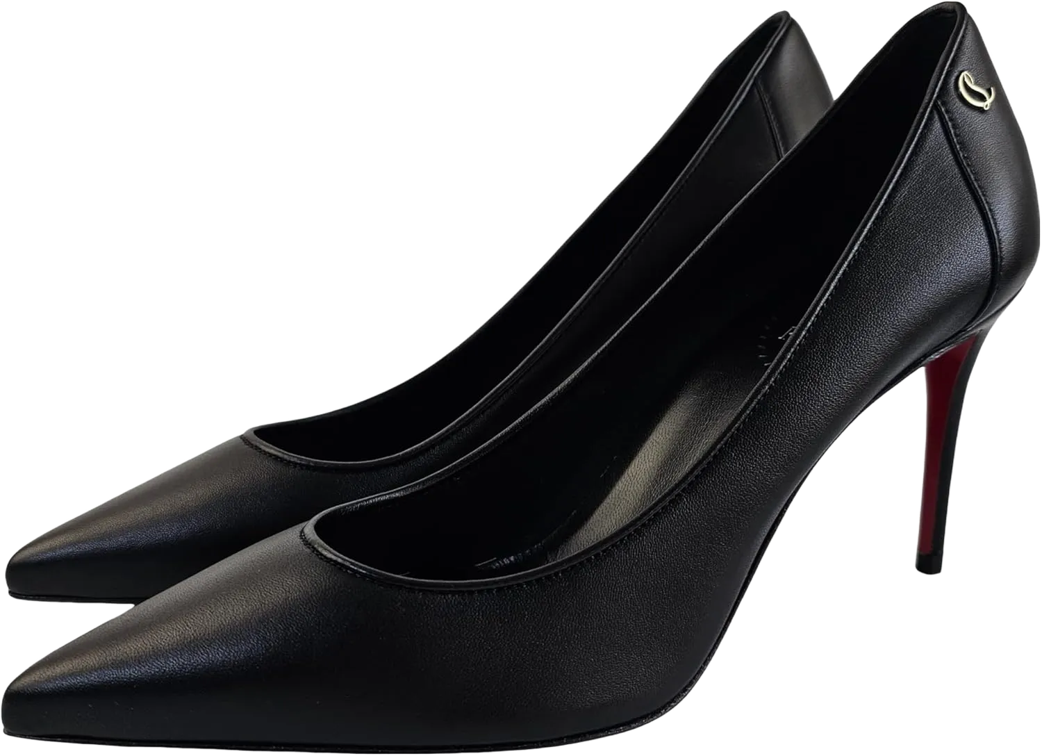 Christian Louboutin Women's Sporty Kate 85mm Black Women's Nappa Leather Heeled Pumps