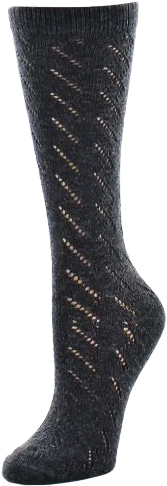 Natori Women's Rumi Swirl Knitted Wool Blend Crew Socks - Mens - Male