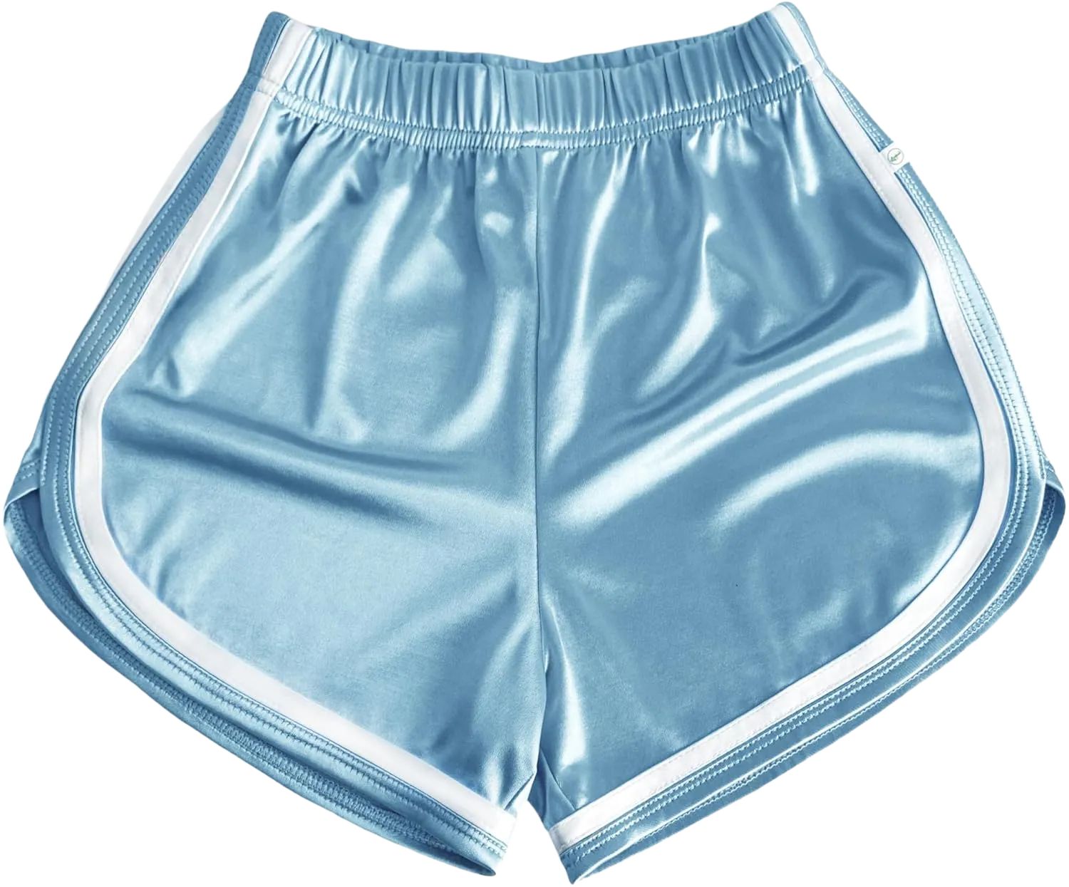 Gym Shorts Women Workout Sport Stretchy High Waisted Tight Sexy Running Shorts Girls Track Ladies 80s Large Baby Blue