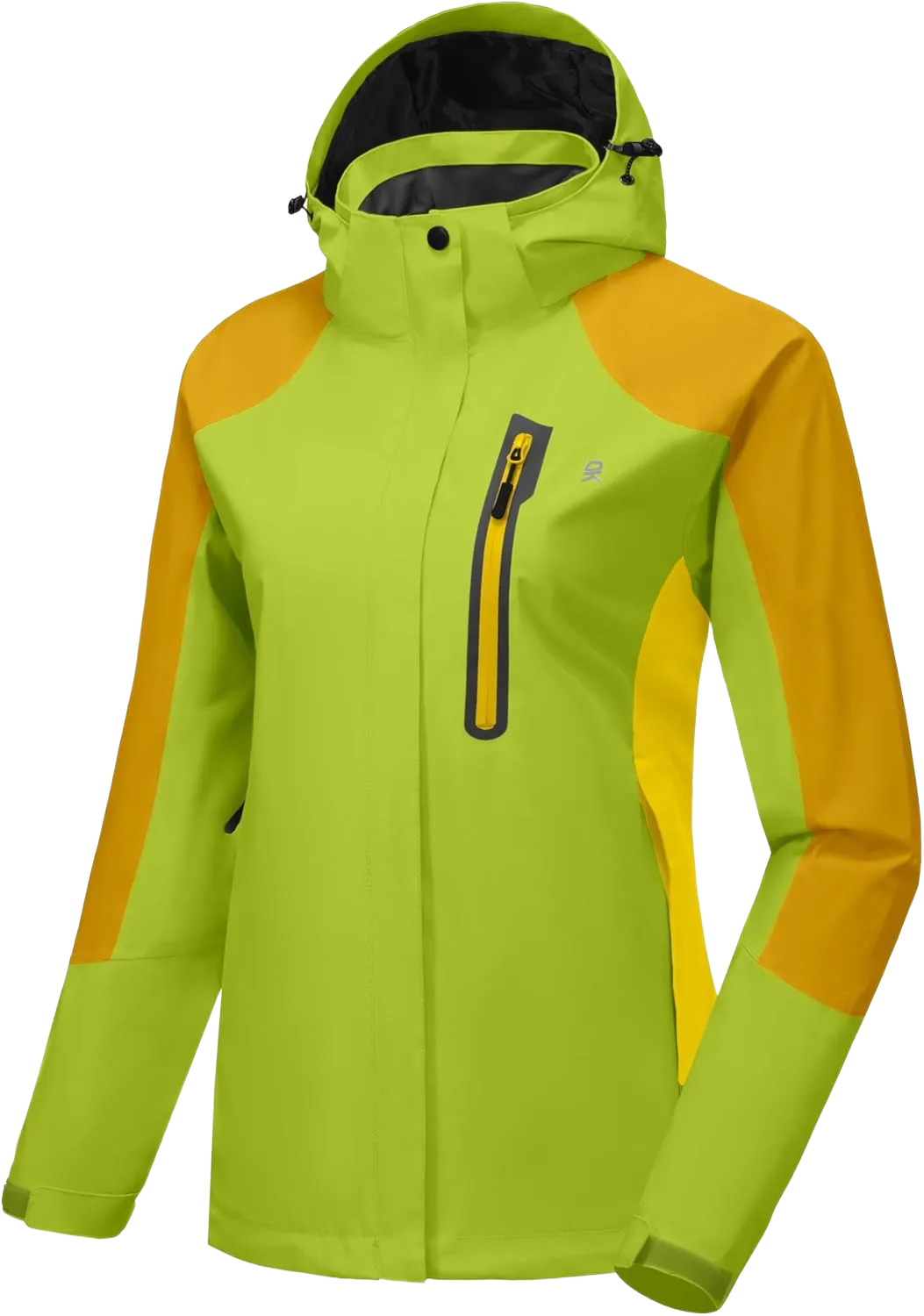 Little Donkey Andy Women's Waterproof Rain Jacket with Hood Breathable Lightweight Windbreaker Rain Shell Coat