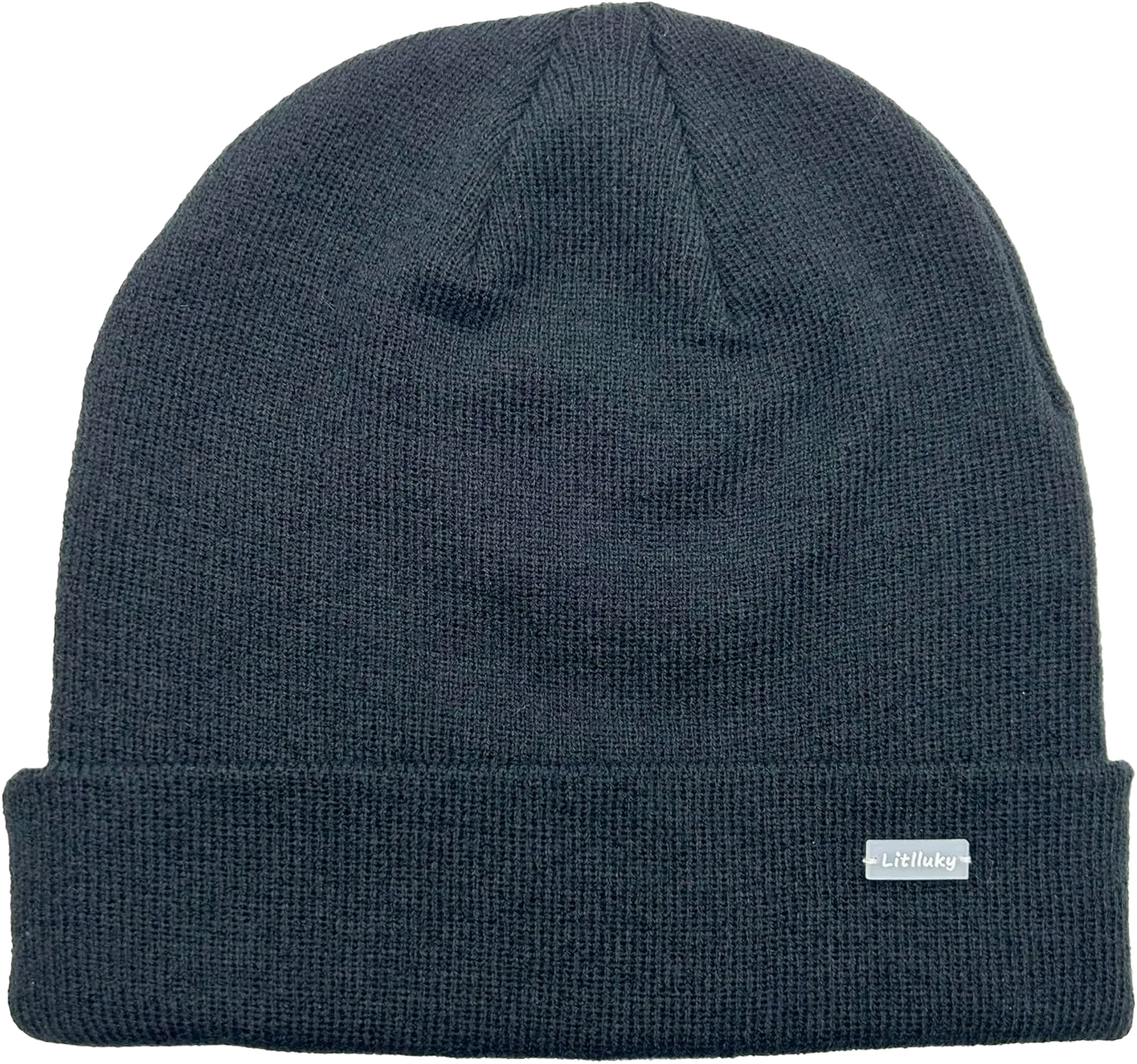 Womens Winter Hat Blank Winter Beanie for Men - Classic Acrylic Knit Cuffed Beanie Cap Daily Beanies Watch Hat One Size Black