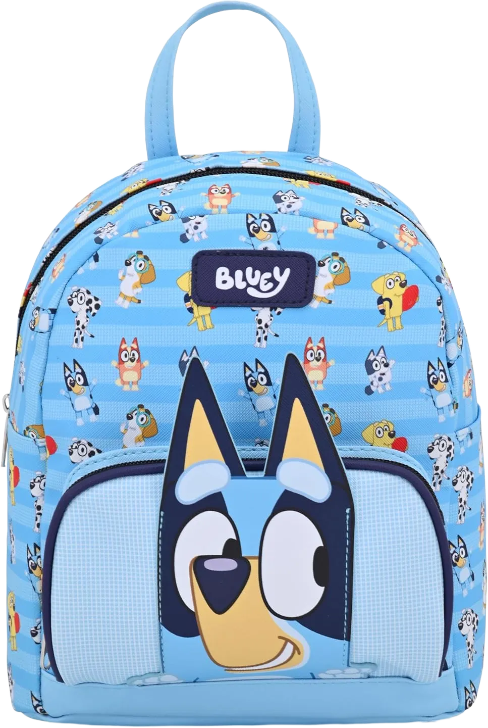 Fast Forward Bluey Backpack for Boys, Girls, Women, Men, Unisex | Cute PU Leather 10" Mini Backpack Purse Shoulder Purse | Bluey Bag and Accessories