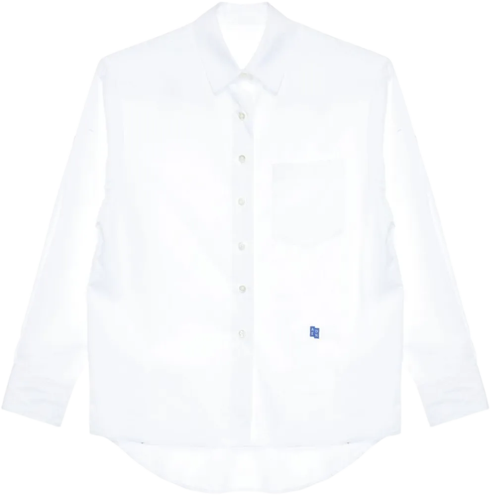 long-sleeved cotton shirt