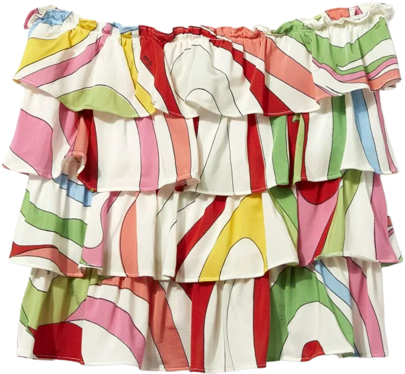 Marmo-print miniskirt