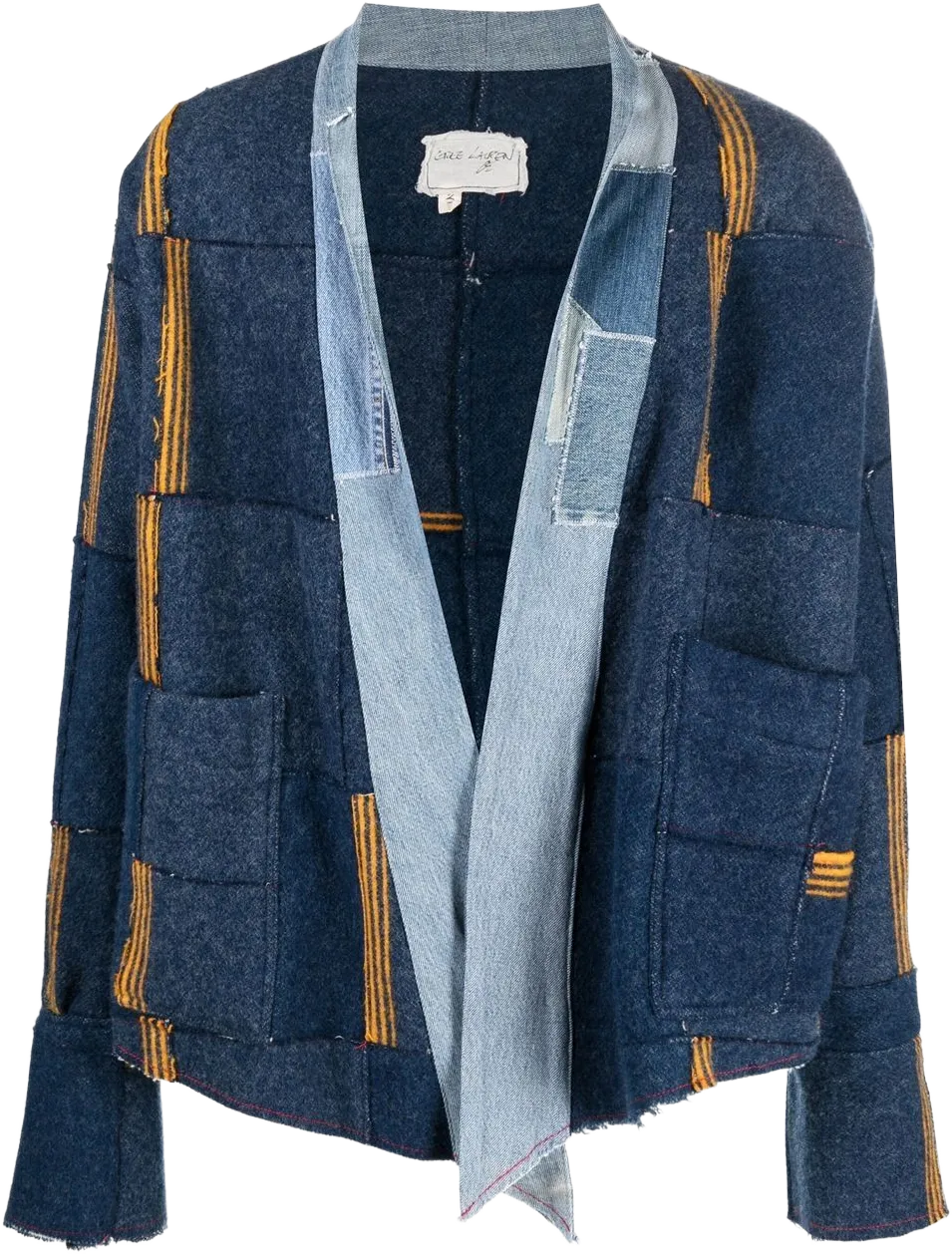 patchwork short coat