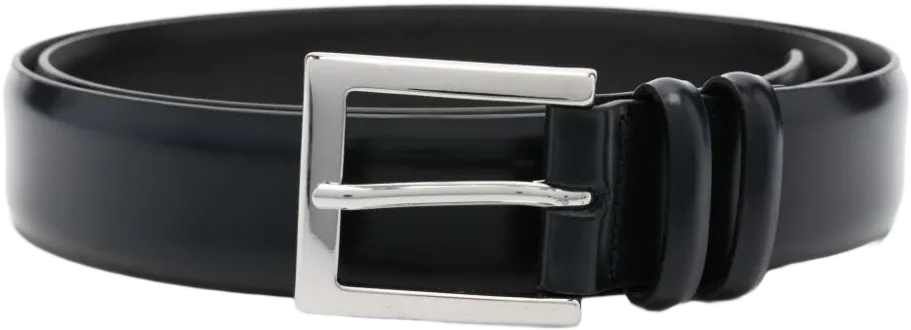 leather adjustable-fit belt