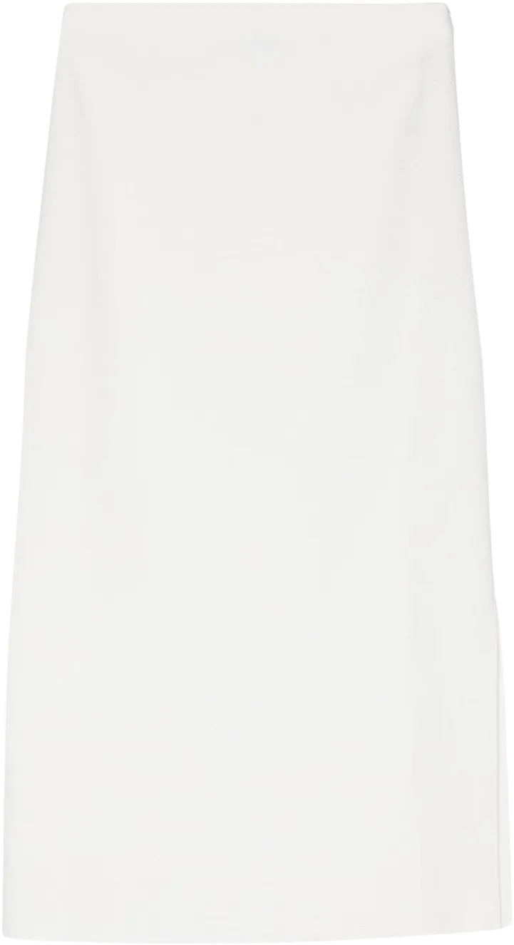 ribbed-knit pencil skirt