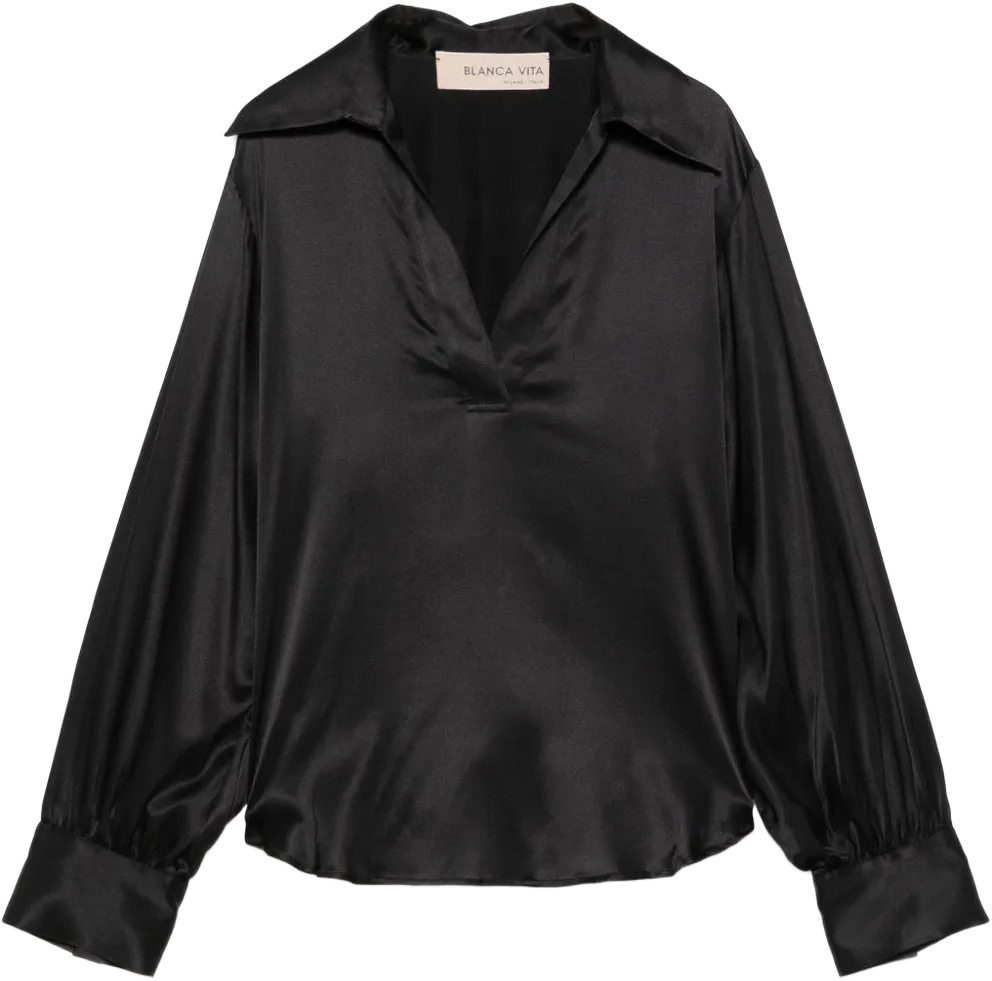 satin blouse