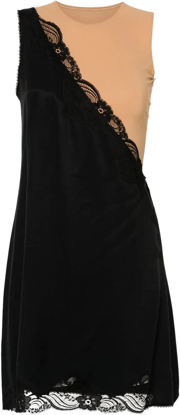lace-trim dress
