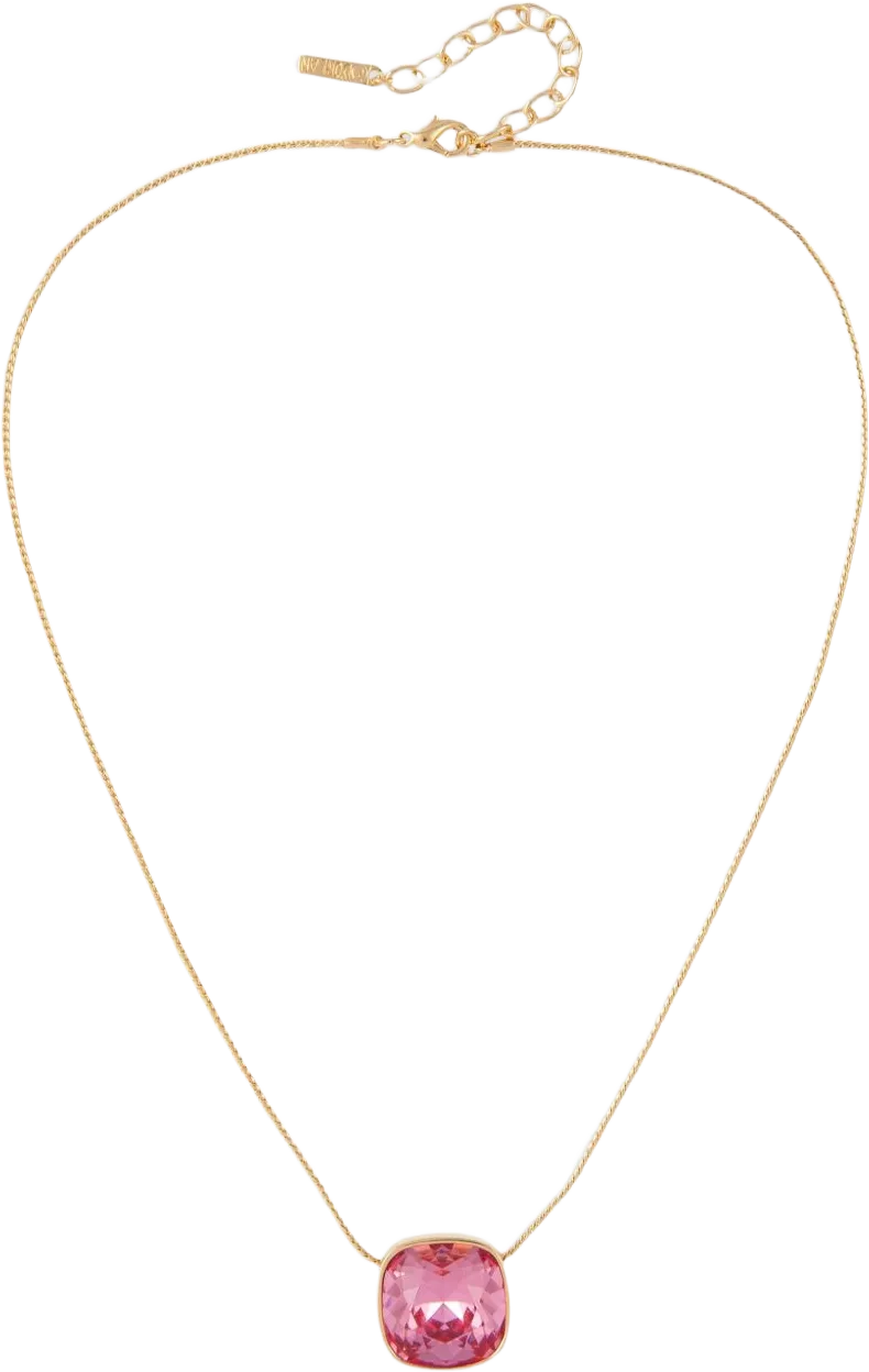 1990s D'orlan crystal-pendant necklace
