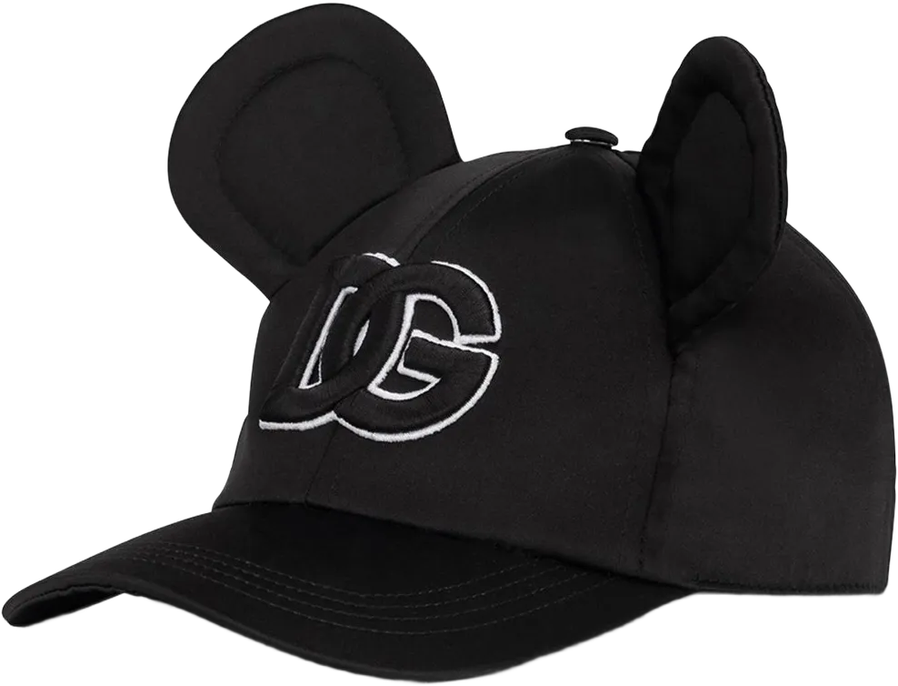 velvet animal-ears baseball cap