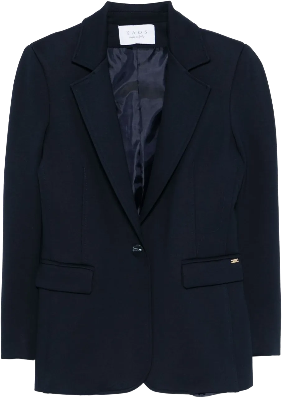 single-breasted blazer