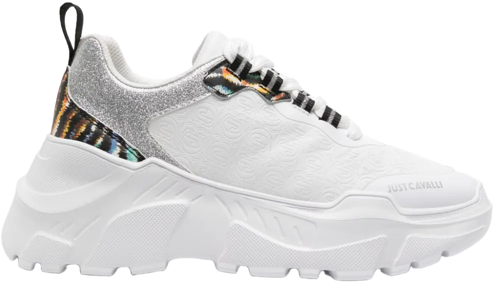 monogram panelled chunky sneakers
