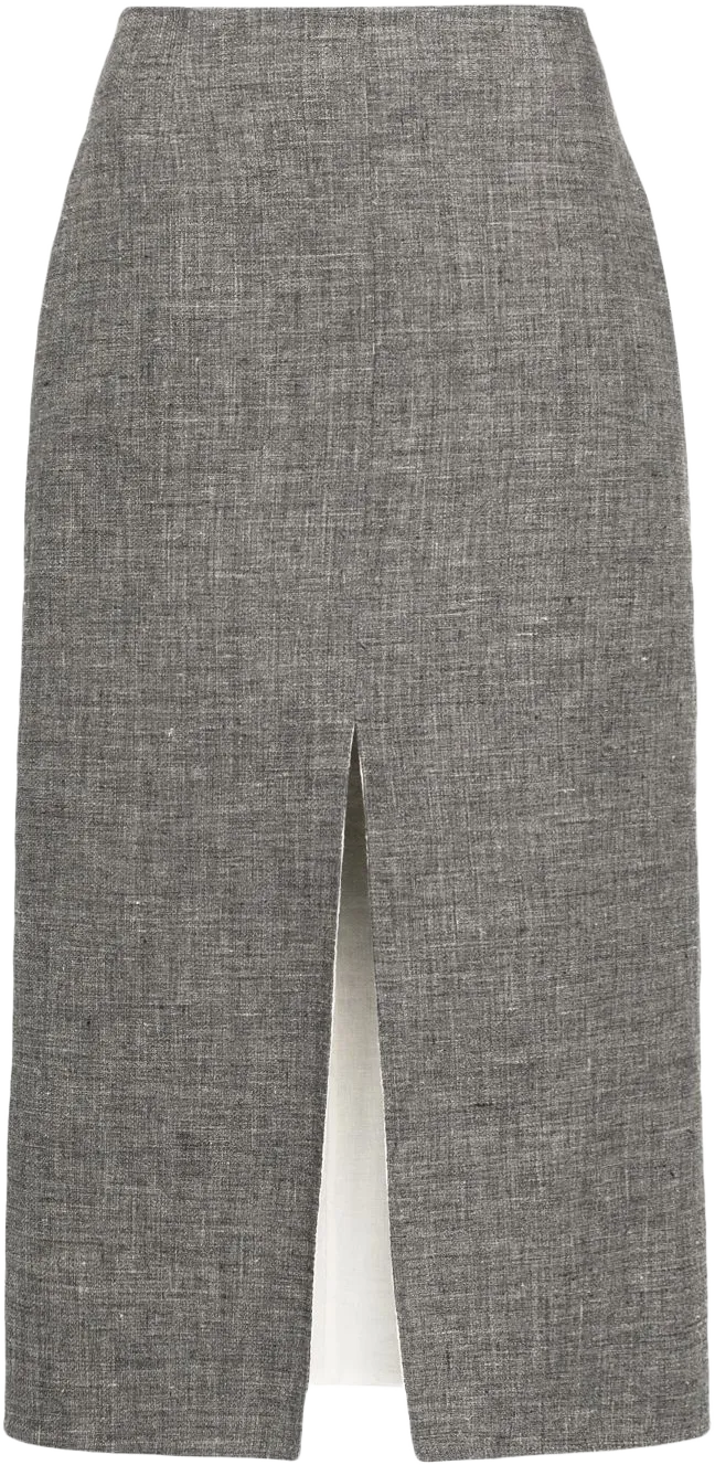 mélange pencil skirt