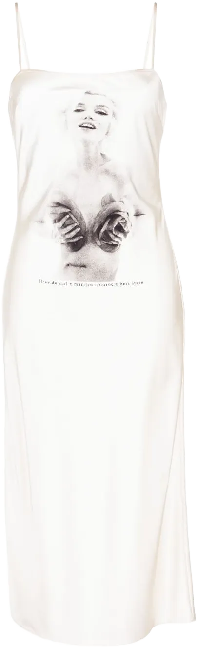 Marilyn midi slip dress