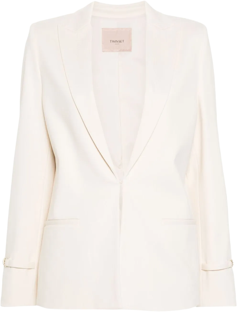 strap-detail blazer