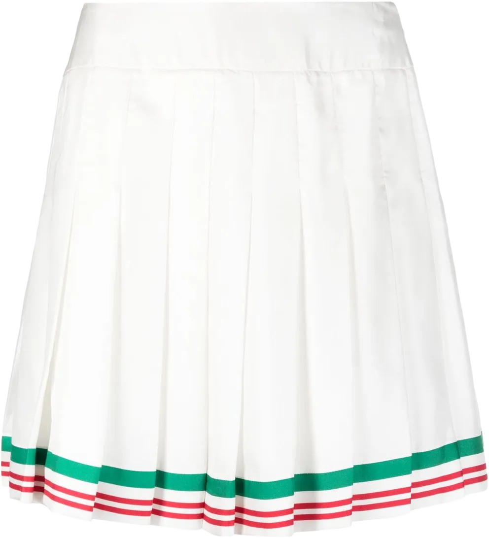 Casa Way silk tennis skirt