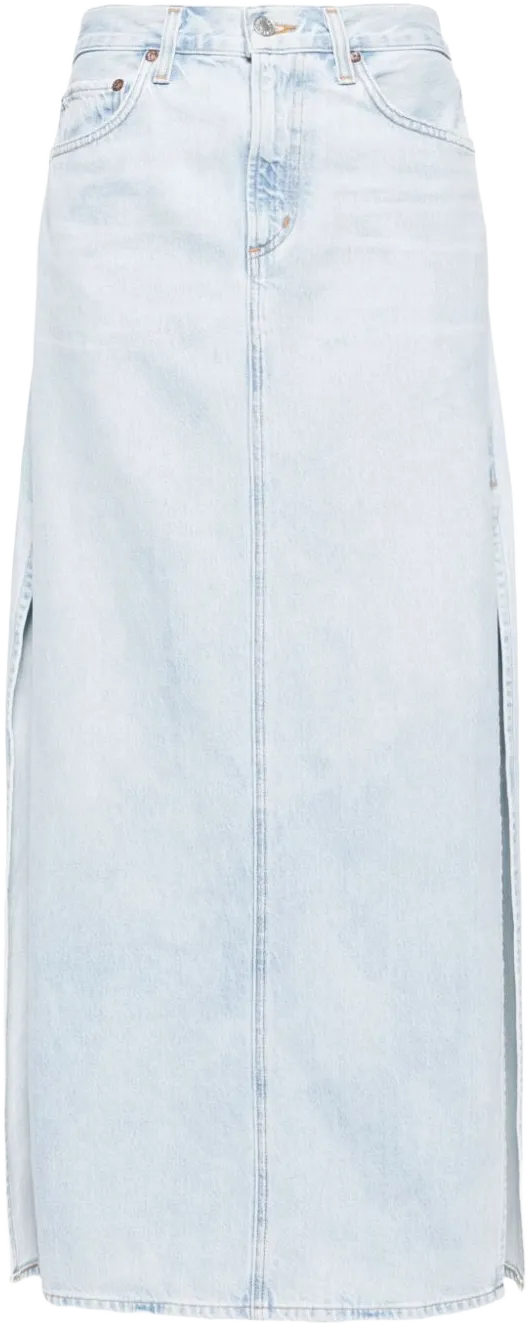 Astrid denim maxi skirt