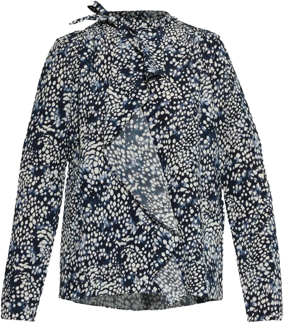 Utah stretch-silk blouse