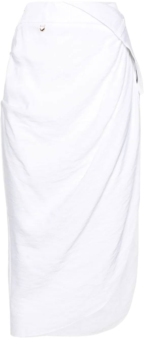 La Jupe asymmetric midi skirt