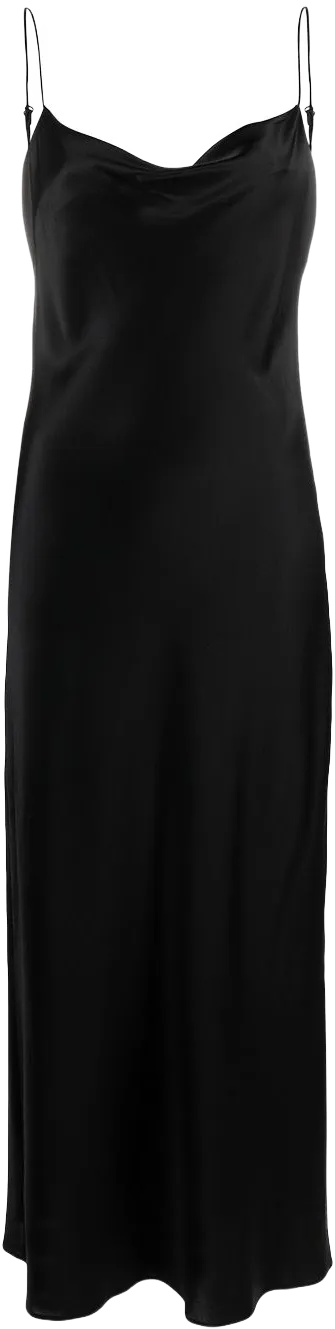 silk midi dress