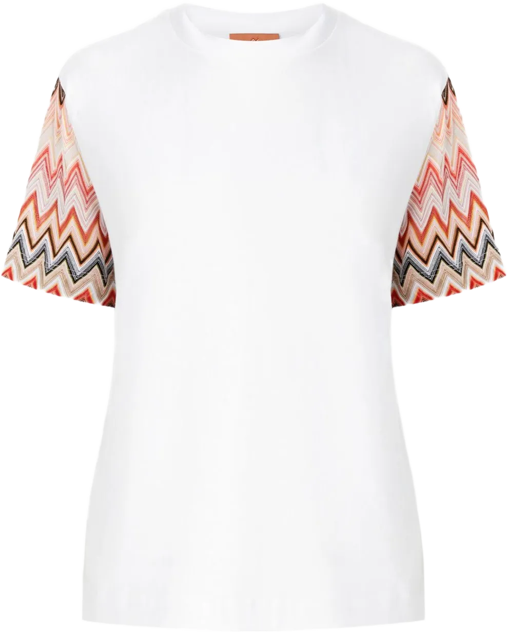 contrast-sleeve T-shirt