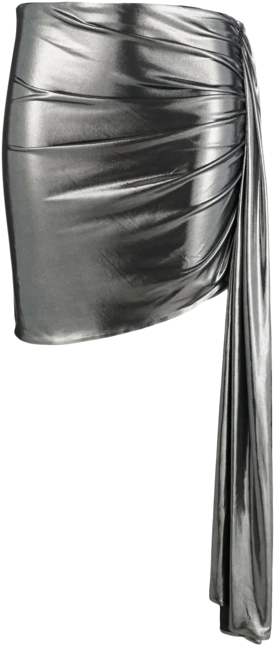asymmetric mini skirt