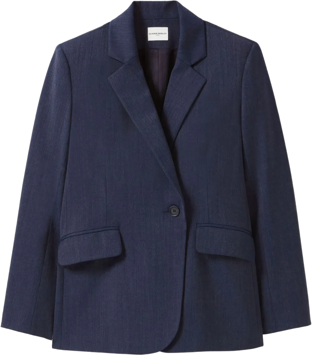 buttoned blazer 