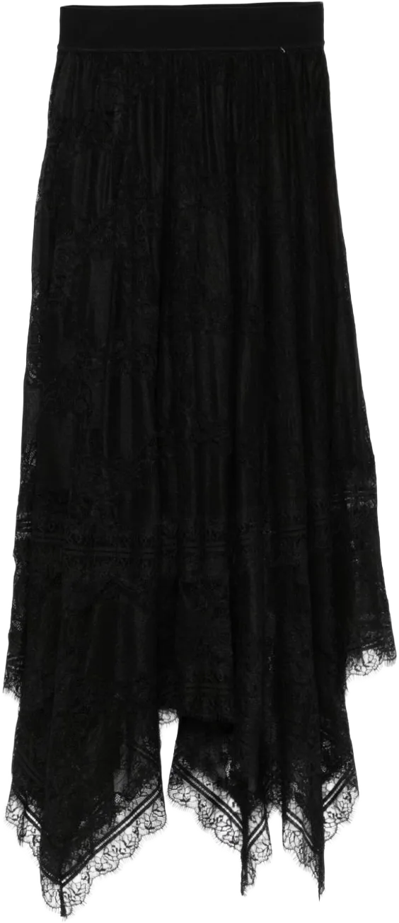 lace midi skirt