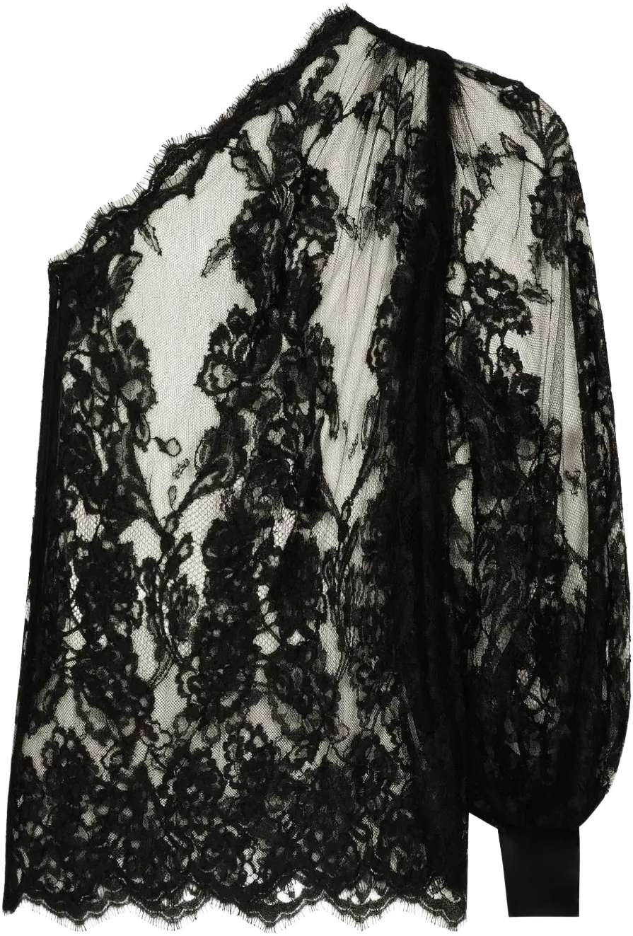 One-shoulder blouse 