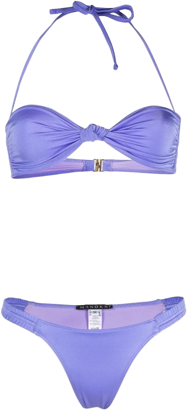 ruched bikini set