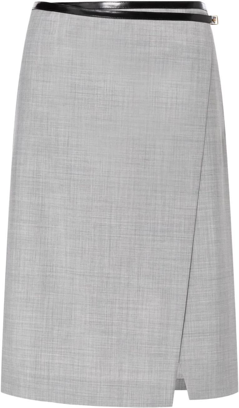A-line wrap skirt