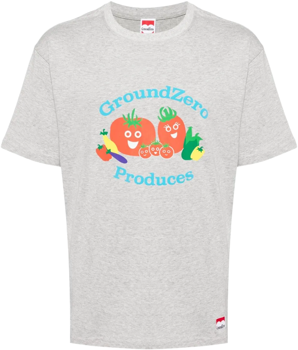 graphic-print cotton T-shirt