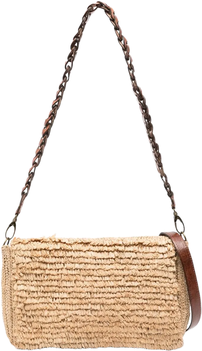 Hafa raffia shoulder bag