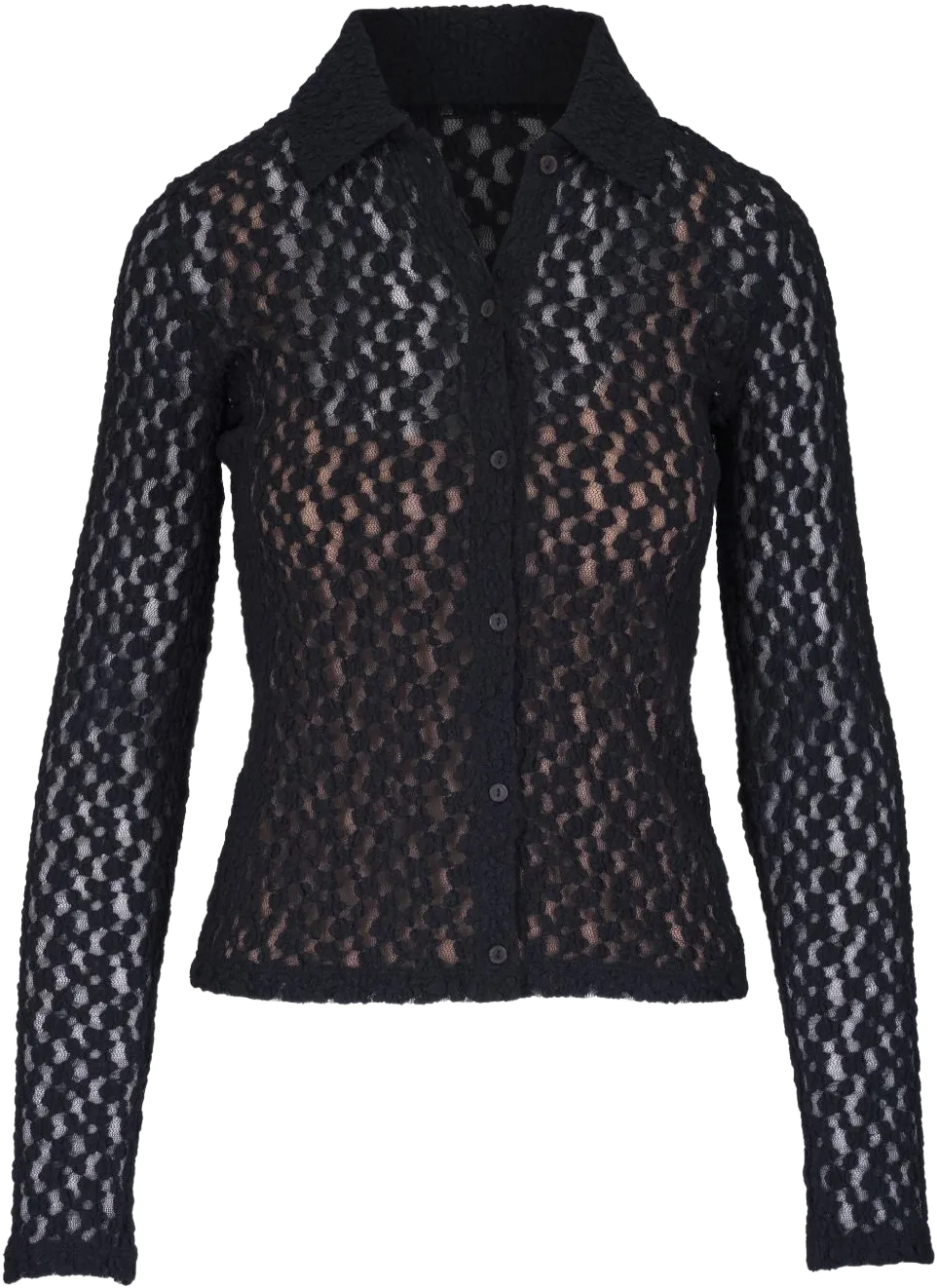 floral lace shirt