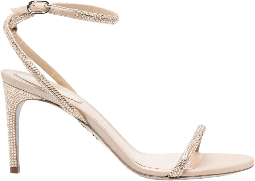 85mm crystal-embellished sandals