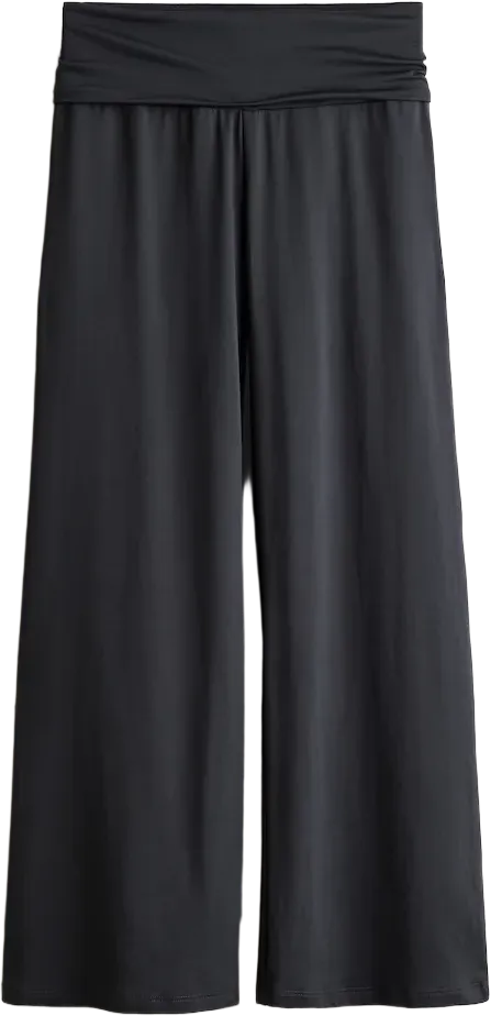 Wide-Leg Jersey Pants