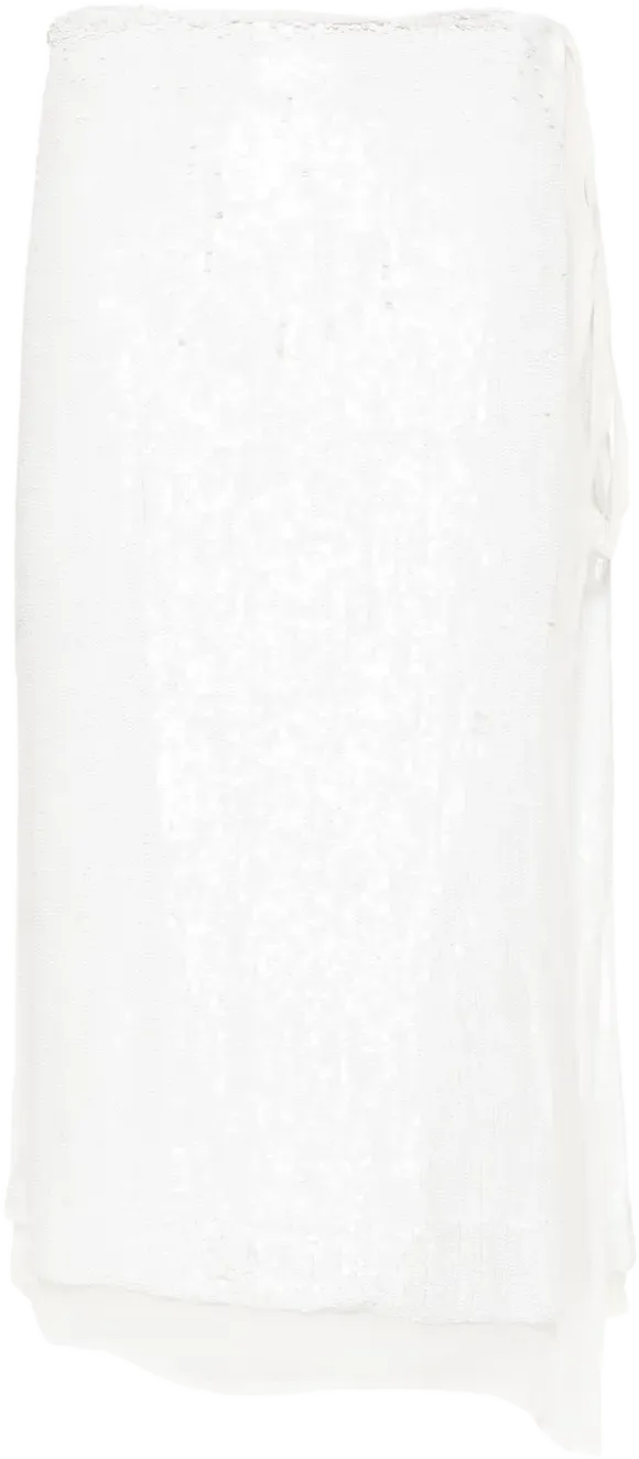 Gabriel sequinned wrap skirt