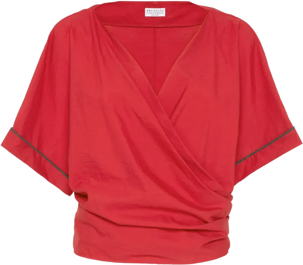 Monili-detail blouse