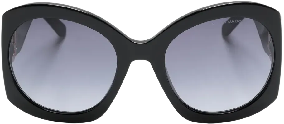 oversize-frame sunglasses
