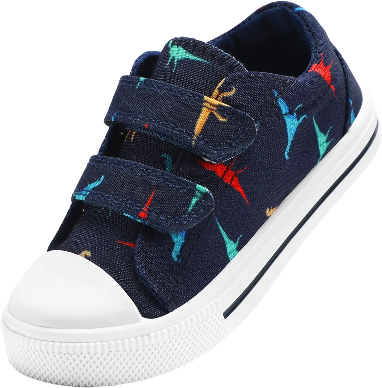 STQ Toddler Shoes Boys & Girls Canvas Kids Slip On Shoes 9 Toddler Navy 01
