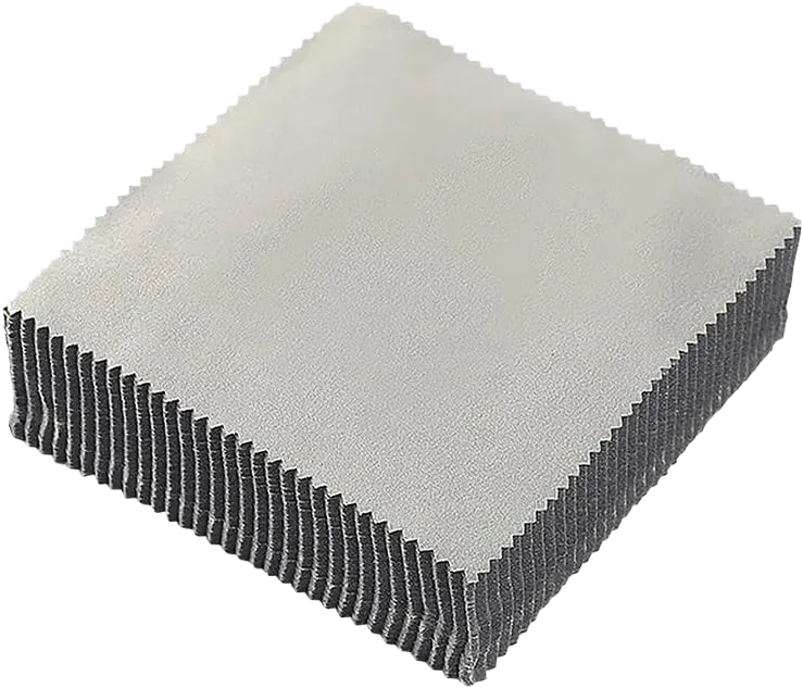 50 Pcs Microfiber Jewelry Cleaning Cloth Gold and Silver Cloth Small Watch Polishing Cloth Jewelry Wipes Cloth Silver Polish Cloth for Coins Gray