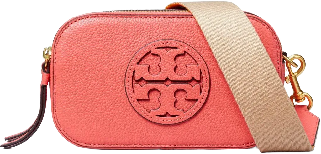 Women's Red Mini Miller Leather Crossbody Bag