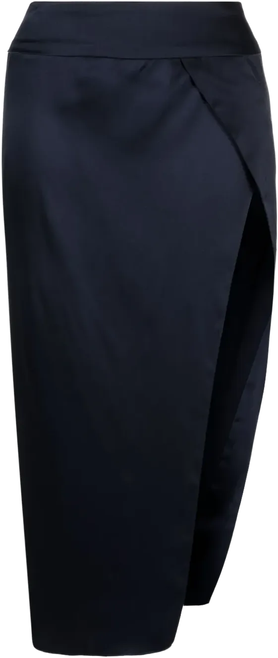 silk wrap skirt