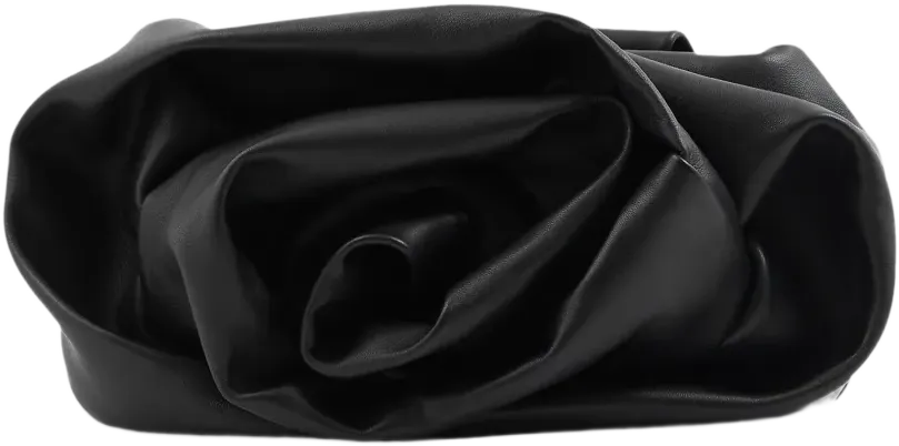 slouch-body leather clutch bag 