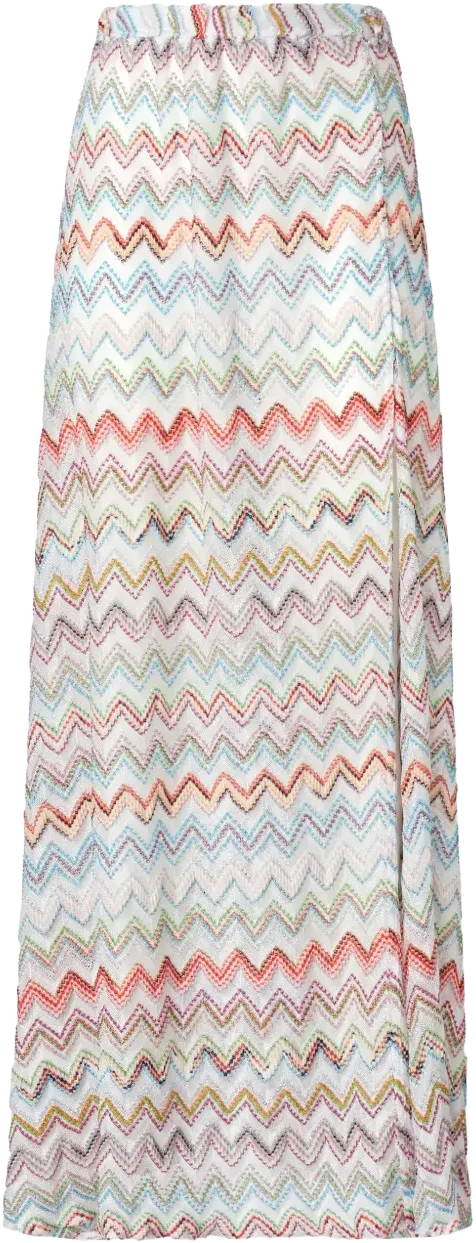 striped maxi skirt