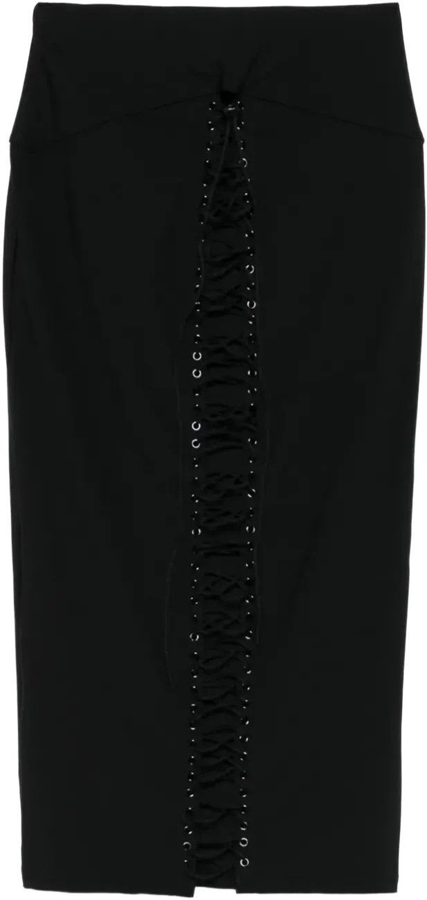 pencil midi skirt