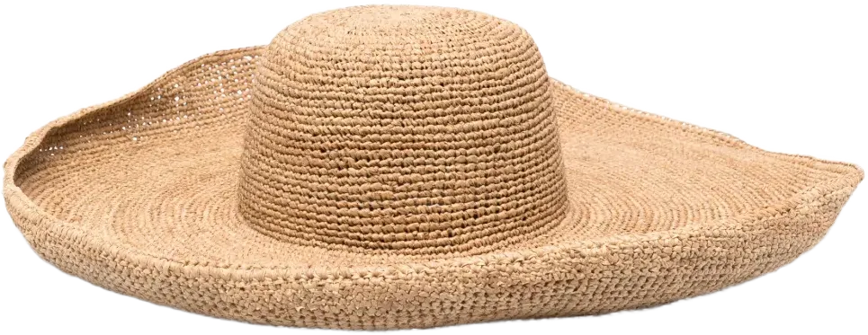 Izy woven-raffia sun hat